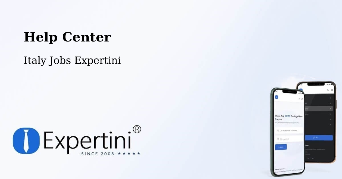 Help Center – Oderzo - Italy Jobs Expertini