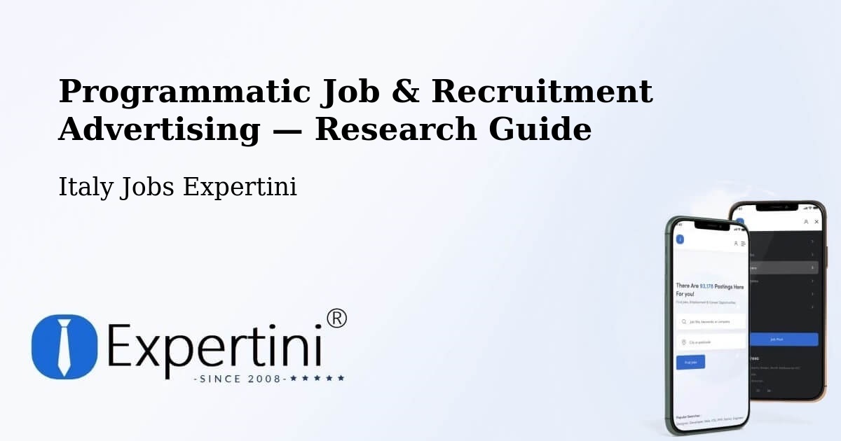 Programmatic Job & Recruitment Advertising — Research Guide – Oderzo
