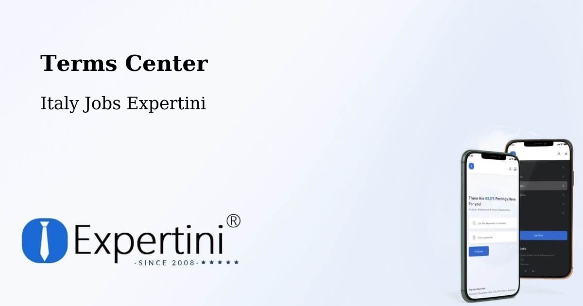 Terms of Service – Oderzo - Italy Jobs Expertini